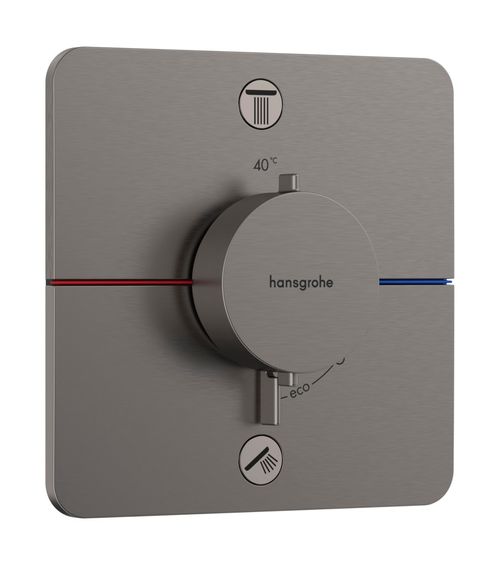 Hansgrohe-HG-ShowerSelect-Comfort-Q-Thermostat-Unterputz-fuer-2-Verbraucher-Brushed-Black-Chrome-15583340 gallery number 1